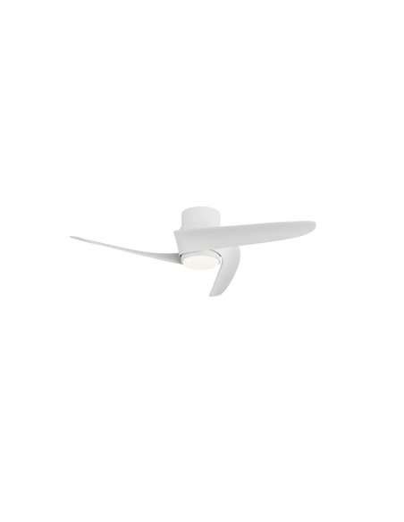 Ventilador LED GROENLAND XS blanco Ø79,5cm DC 24W 1700lm CCT 2700K-5000K con Mando