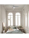 Ventilador LED GROENLAND XS blanco Ø79,5cm DC 24W 1700lm CCT 2700K-5000K con Mando