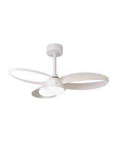 Ventilateur de plafond LED INFINITY FAN, blanc, Ø 92,5 cm, 20 W CC, 2 520 lm, température de couleur variable 3 000 K - 5 000 K