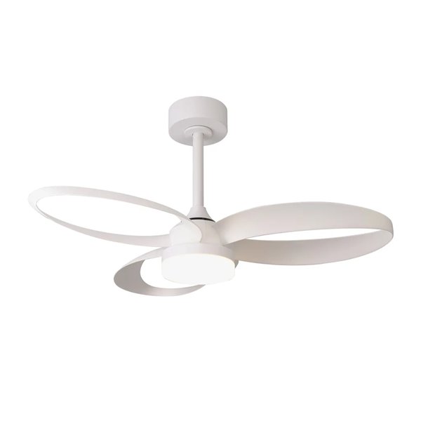 Ventoinha de teto LED INFINITY FAN, branco, Ø92,5cm, DC 20W, 2520lm, CCT, 3000K-5000K, dimerizável