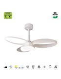 Ventoinha de teto LED INFINITY FAN, branco, Ø92,5cm, DC 20W, 2520lm, CCT, 3000K-5000K, dimerizável