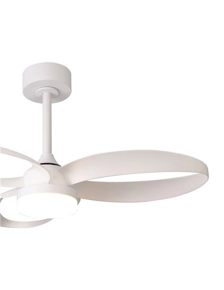 Ventilador de techo LED INFINITY FAN blanco Ø92,5cm DC 20W 2520lm CCT 3000K-5000K regulable