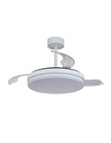 Ventilador LED LUNA S Blanco Ø91cm DC 30W 2800lm CCT 3000K-5000K con Mando
