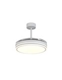 Ventilador LED LUNA S Blanco Ø91cm DC 30W 2800lm CCT 3000K-5000K con Mando