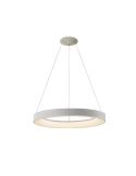 Lámpara colgante LED NISEKO blanca con mando, 50W 3500Lm 3000K regulable Ø65cm