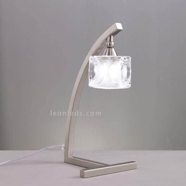 Tischlampe Kurve CUADRAX Nickel...