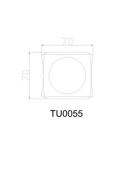 Candeeiro de mesa curvo CUADRAX, níquel acetinado, 1xG9, com abajur de vidro de 35cm (lâmpada incluída)