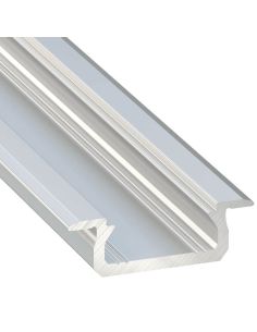 Profilé de ruban LED avec diffuseur pour montage encastré dans les meubles en bois | LeonLeds