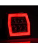 Piloto trasero LED Fristom FT120 con 3 funciones Posición Neon, Freno y Intermitente