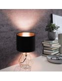 Ambiente Lámpara de Mesa Carlton 2 Cobre y Negra E14 Eglo