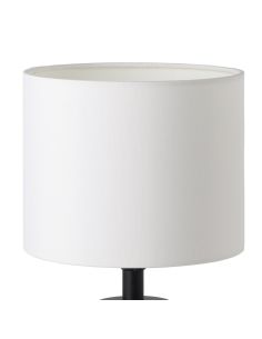 Lampe de table vintage noire et blanche | Lampe de table vintage Carlton 2 | Éclairage LeonLeds 2