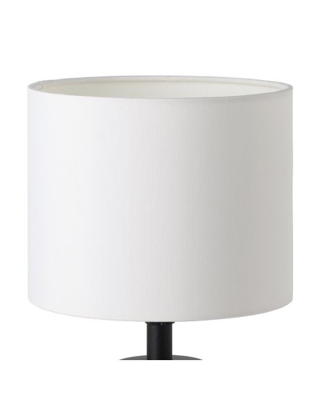 Detalle Ambiente Lámpara de sobremesa blanca y negra vintage 95789 Eglo | LeonLeds