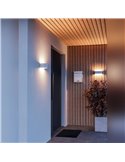 Aplique LED-Außenleuchte SANIA-Z Weiß RGB+CCT 2700-6500K 1180lm IP55 Smart Zigbee Regulierbar