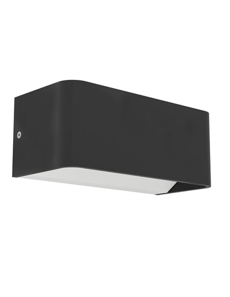 Aplique LED-Außenleuchte SANIA-Z Negro 10W RGB+CCT 1180lm IP55 Smart Regulable