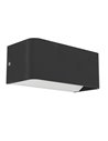 Aplique LED Exterior SANIA-Z Preto 10W RGB+CCT 1180lm IP55 Smart Regable