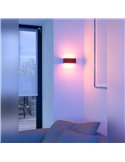 Aplique LED-Außenleuchte SANIA-Z Negro 10W RGB+CCT 1180lm IP55 Smart Regulable