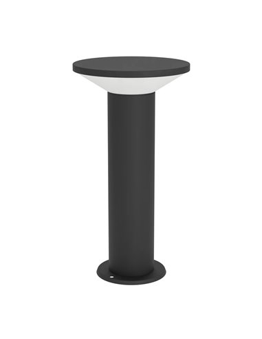 RIGOSA Schwarze LED-Außenleuchte 10W 3000K 1100lm IP44
