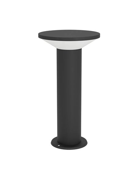 RIGOSA Schwarze LED-Außenleuchte 10W 3000K 1100lm IP44