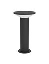 Balise extérieure LED noire RIGOSA 10W 3000K 1100lm IP44