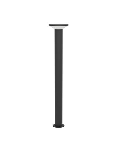 RIGOSA Schwarze LED-Außenstrahlerleuchte 100 cm 10 W 3000 K 1100 lm IP44