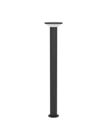 RIGOSA Schwarze LED-Außenstrahlerleuchte 100 cm 10 W 3000 K 1100 lm IP44