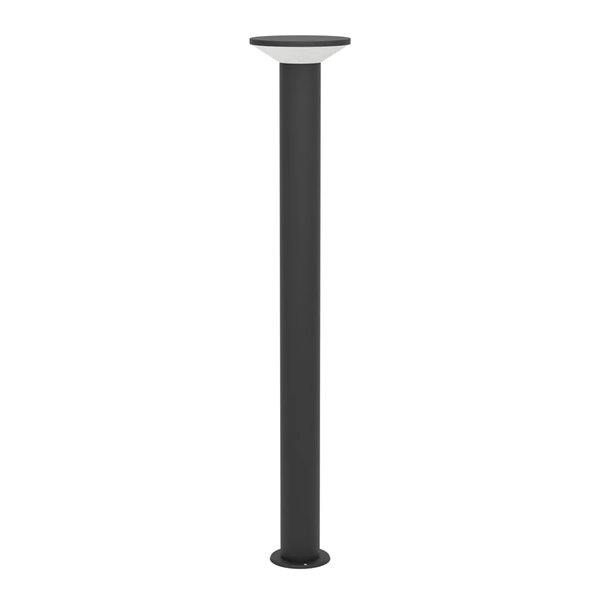 RIGOSA Schwarze LED-Außenstrahlerleuchte 100 cm 10 W 3000 K 1100 lm IP44