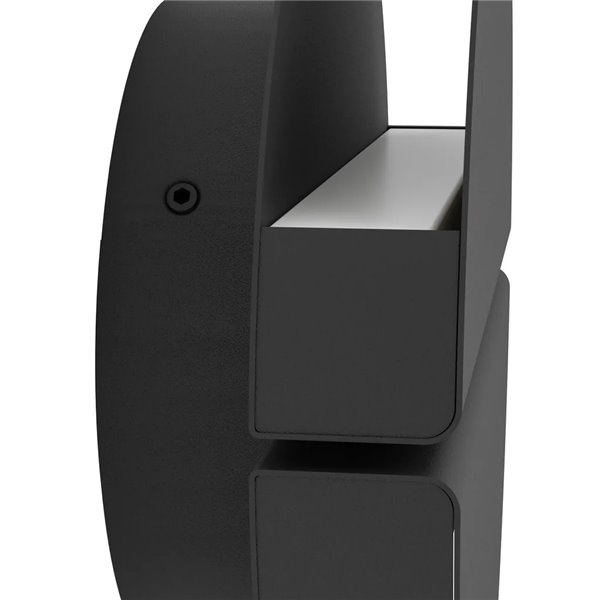 Aplique Außen LED VASCELLA Negro Ø18cm 5W CCT 2700-6500K 600lm IP44