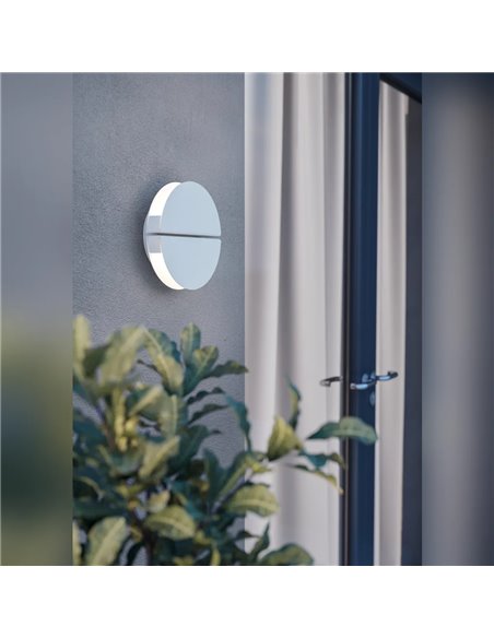 Aplique Außen LED VASCELLA Blanco Ø18cm 5W CCT 2700-6500K 600lm IP44