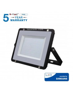 Proyector Led Negro de 300W Luz Fría 6400K para naves industriales de Vtac pro | LeonLeds Iluminación