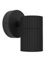 Luminária de parede externa TOMELLOSO preta GU10 28W IP44 (não incluída)
