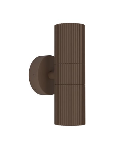 Aplique Exterior TOMELLOSO Óxido 2xGU10 28W IP44 Doble Emisión (No Incl.)