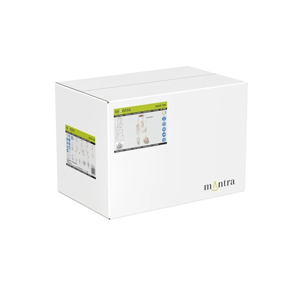 OASIS 65W Gold LED-Pendelleuchte mit 5 Leuchten, 3000K dimmbar, TRIAC, 2270Lm