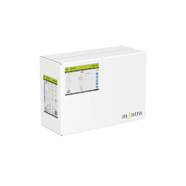 OASIS 40W Gold LED-Pendelleuchte mit 3 Leuchten, 3000K dimmbar, TRIAC, 1400Lm