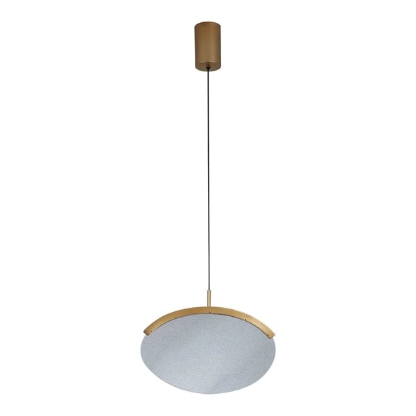 OASIS 12W Gold Ovale LED-Pendelleuchte, Ø39 cm, 3000K Dimmbar TRIAC, 420Lm