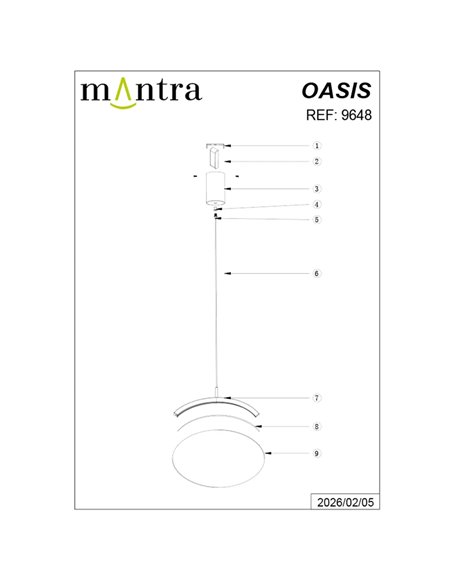 OASIS 12W Gold Ovale LED-Pendelleuchte, Ø39 cm, 3000K Dimmbar TRIAC, 420Lm