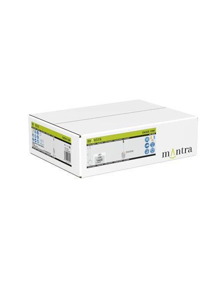OASIS 12W Gold LED-Pendelleuchte, länglich, Ø24,5 cm, 3000K dimmbar (TRIAC), 420 lm