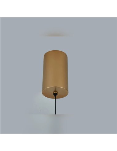OASIS 12W Gold LED-Pendelleuchte, länglich, Ø24,5 cm, 3000K dimmbar (TRIAC), 420 lm