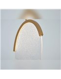 OASIS 15W Gold LED-Pendelleuchte, Ø39 cm, 3000K dimmbar (TRIAC), 525 lm, Kompaktes Design