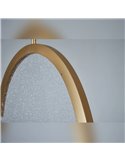 OASIS 15W Gold LED-Pendelleuchte, Ø39 cm, 3000K dimmbar (TRIAC), 525 lm, Kompaktes Design