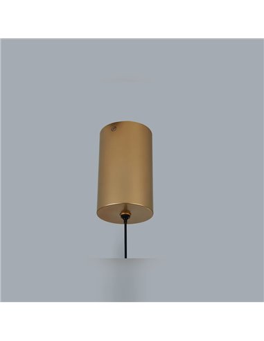 Colgante LED 15W dorado OASIS Ø39 cm, 3000K regulable TRIAC 525Lm diseño compacto