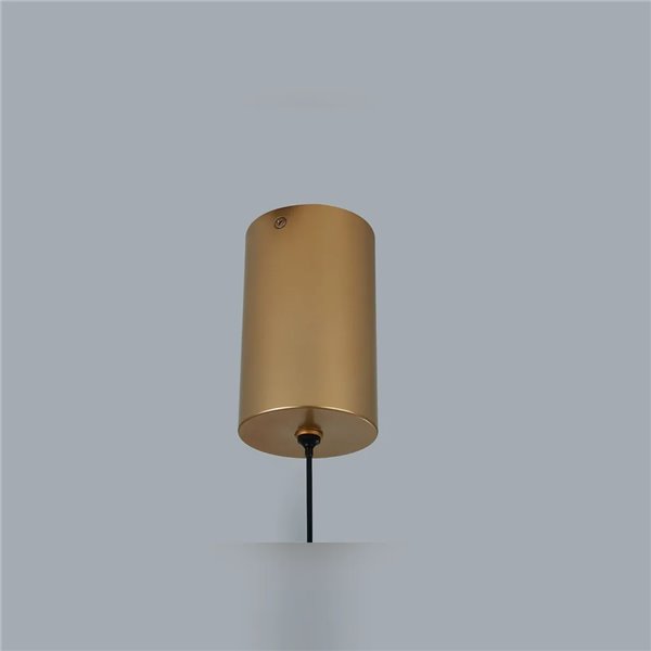 OASIS 15W Gold LED-Pendelleuchte, Ø39 cm, 3000K dimmbar (TRIAC), 525 lm, Kompaktes Design