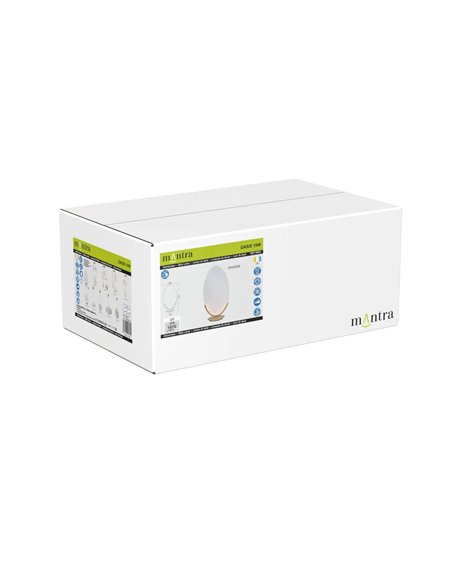 OASIS 15W Gold LED-Tischleuchte Ø39 cm, 3000K 525Lm Großformatiges Design