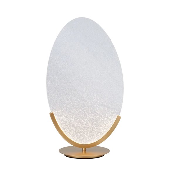 OASIS 15W Gold LED-Tischleuchte, Ø39 cm, 3000K 525Lm, Großformatiges Design