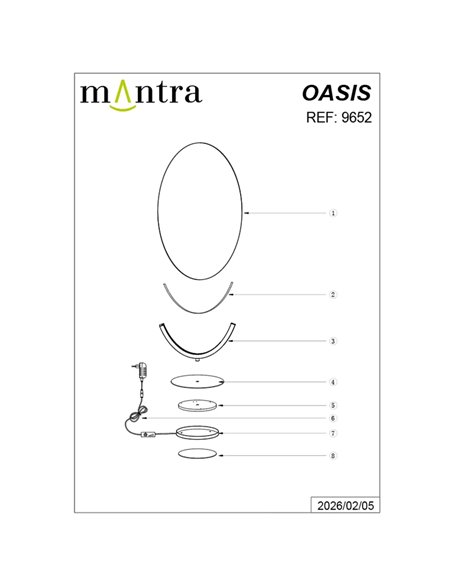 OASIS 15W Gold LED-Tischleuchte, Ø39 cm, 3000K 525Lm, Großformatiges Design