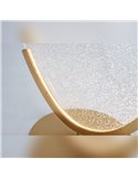 OASIS 15W Gold LED-Tischleuchte, Ø39 cm, 3000K 525Lm, Großformatiges Design