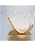 OASIS 12W Gold LED-Tischleuchte Ø24,5 cm, 3000K 420Lm Kompaktes Design