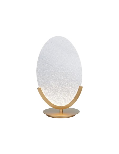 OASIS 12W Gold LED-Tischleuchte Ø24,5 cm, 3000K 420Lm Kompaktes Design