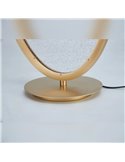 OASIS 12W Gold LED-Tischleuchte Ø24,5 cm, 3000K 420Lm Kompaktes Design
