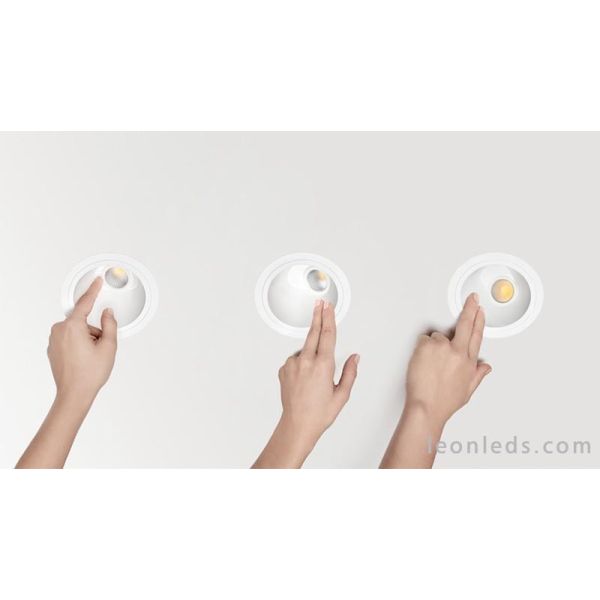 Pointer LED Downlight orientable redondo de Arkos Light | Downlight LED orientable | LeonLeds.com