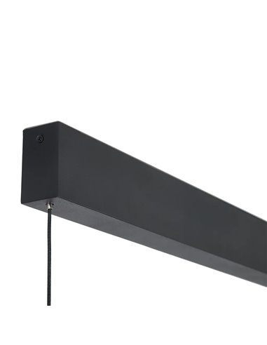 ABISAL 48W LED-Pendelleuchte, 3000K, TRIAC-dimmbar, 2610Lm, organisches Design mit Diffusor und linearem Modul